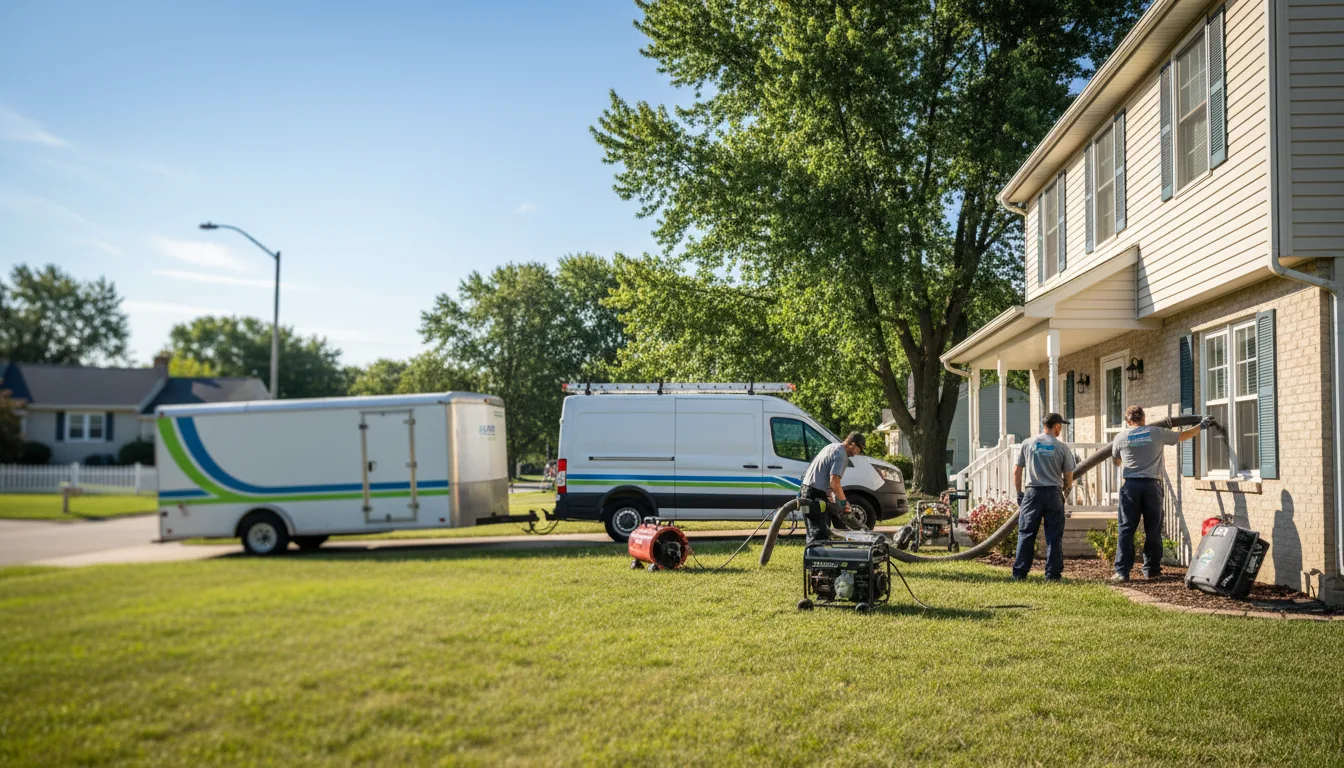 Flooded Basement Restoration And Cleanup With Repair in Hoytville, OH near me